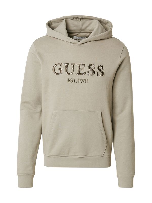GUESS GUESS Sweater majica 'BEAU'  zelena / kaki