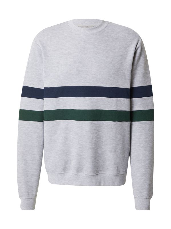 Guido Maria Kretschmer Men Guido Maria Kretschmer Men Sweater majica 'Mika'  mornarsko plava / siva melange / tamno zelena