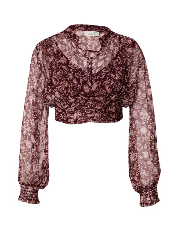 Guido Maria Kretschmer Women Guido Maria Kretschmer Women Bluza 'Lailani'  roza / bordo / bijela