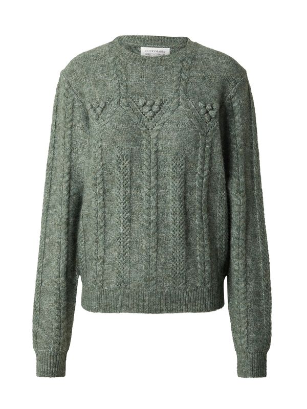 Guido Maria Kretschmer Women Guido Maria Kretschmer Women Pulover 'Ileya'  zelena melange