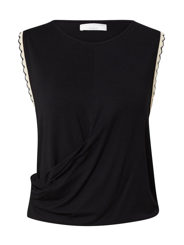 Guido Maria Kretschmer Women Guido Maria Kretschmer Women Top 'Franka'  boja pijeska / crna