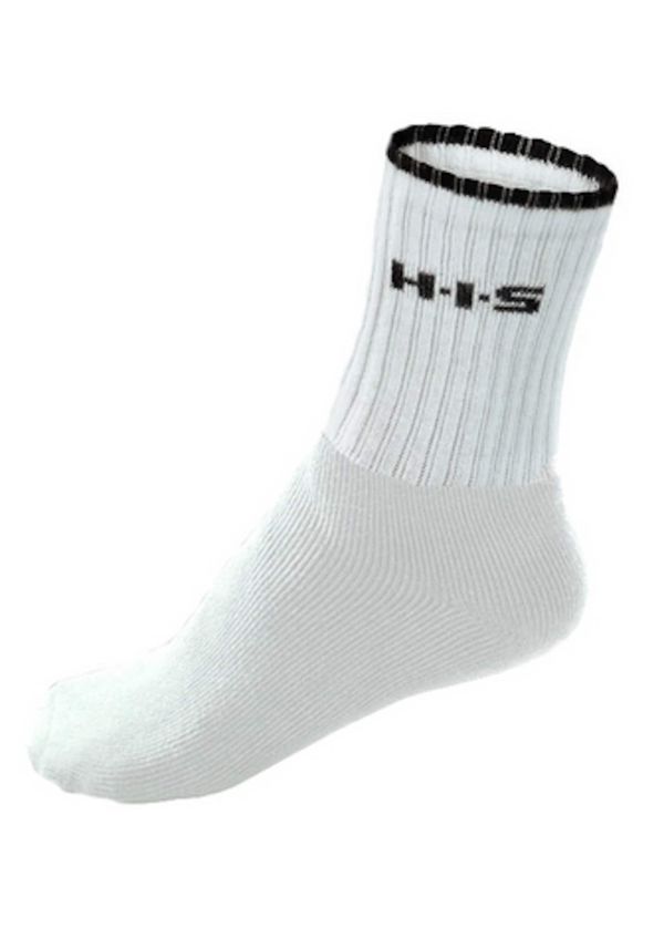 H.I.S H.I.S Čarape  crna / bijela