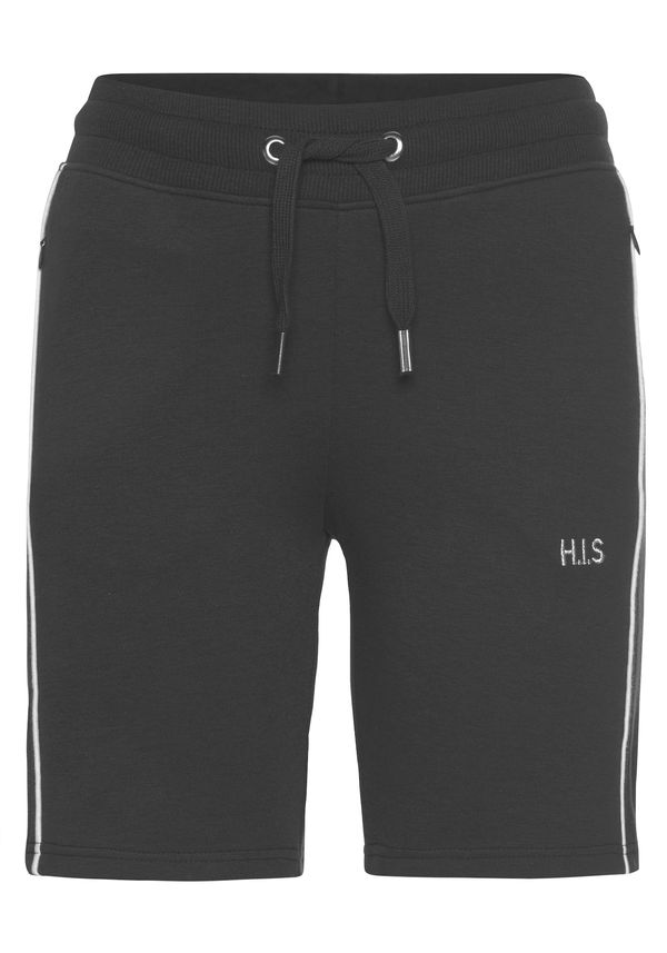 H.I.S H.I.S Hlače  tamo siva / bijela