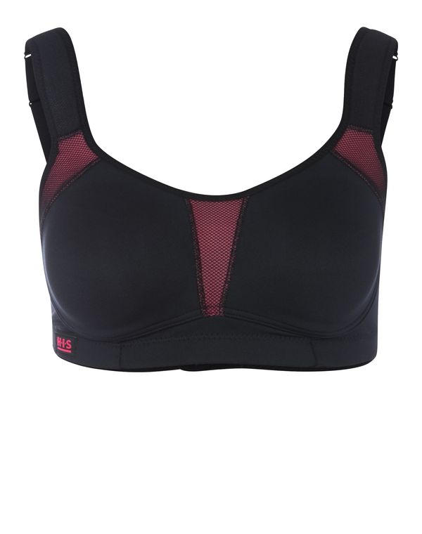 H.I.S H.I.S Sportski grudnjak  bordo / crna