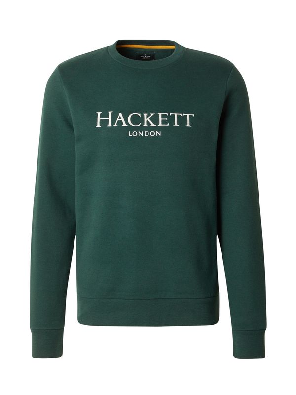 Hackett London Hackett London Sweater majica 'HERITAGE'  smaragdno zelena