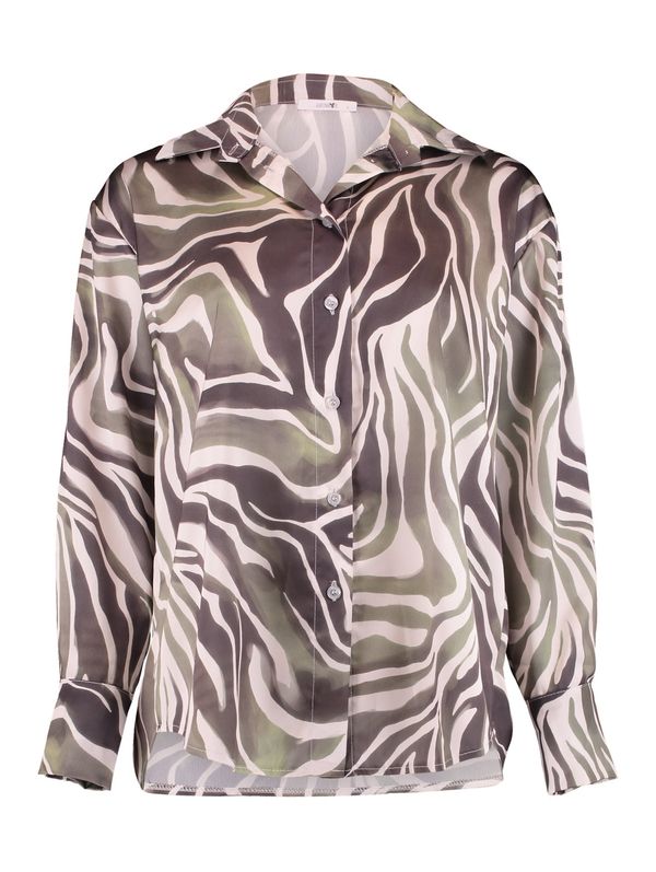 Hailys Hailys Bluza 'Ro44lima'  bež / čokolada / kaki / menta