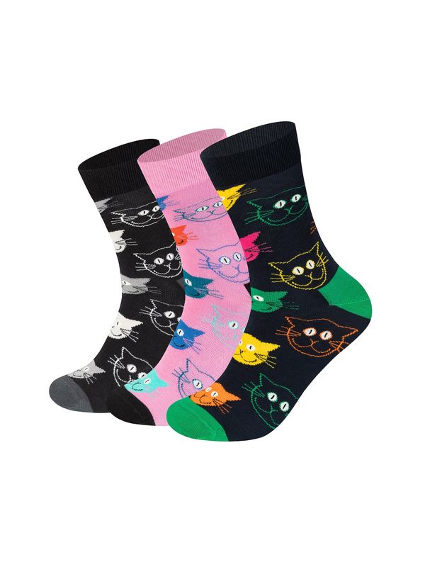 Happy Socks Happy Socks Čarape  mornarsko plava / zelena / svijetloroza / crna
