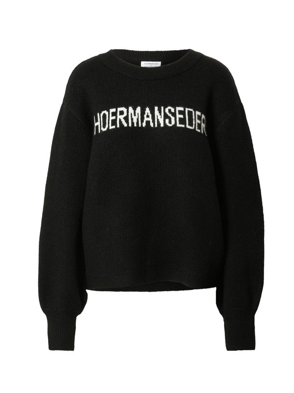 Hoermanseder x About You Hoermanseder x About You Pulover 'Carolin'  crna / bijela