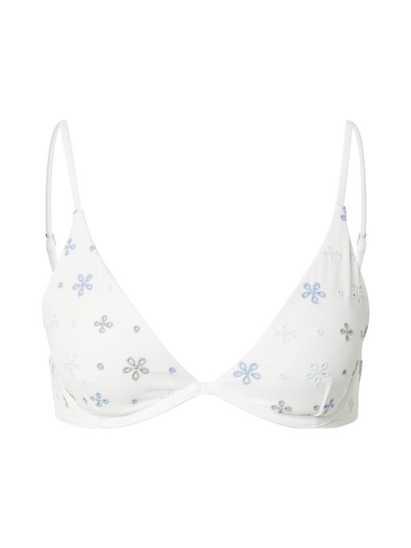 HOLLISTER HOLLISTER Bikini gornji dio  svijetloplava / siva / bijela