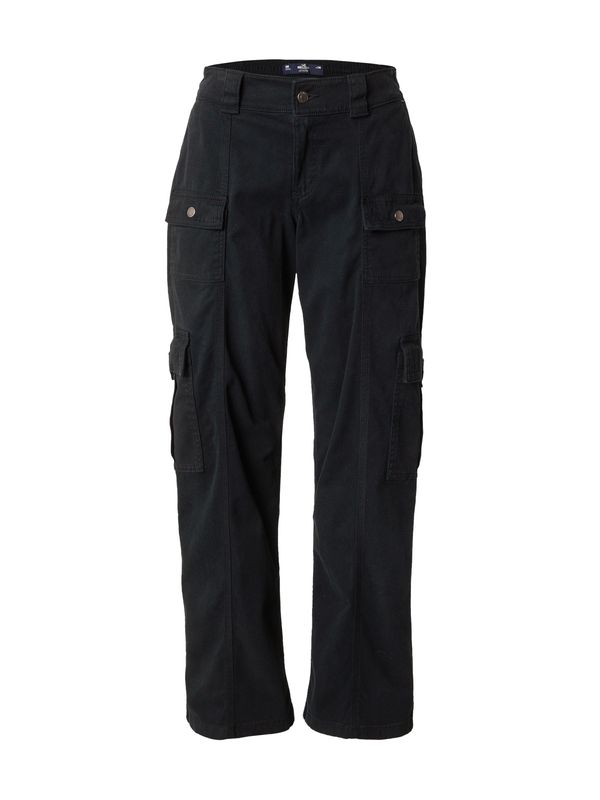 HOLLISTER HOLLISTER Cargo hlače  crna