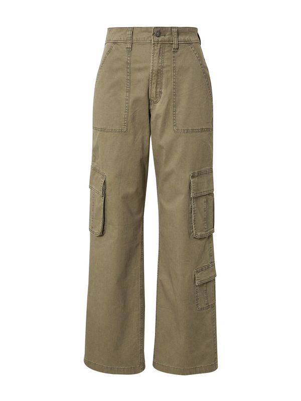 HOLLISTER HOLLISTER Cargo hlače  maslinasta