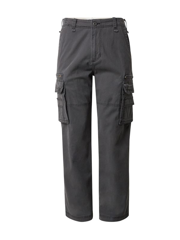 HOLLISTER HOLLISTER Cargo hlače  tamo siva