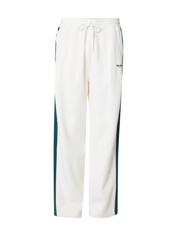 HOLLISTER HOLLISTER Hlače  boja slonovače / petrol / tamno zelena
