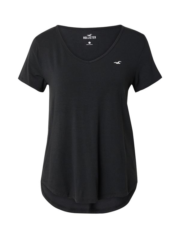 HOLLISTER HOLLISTER Majica 'EMEA'  crna / bijela