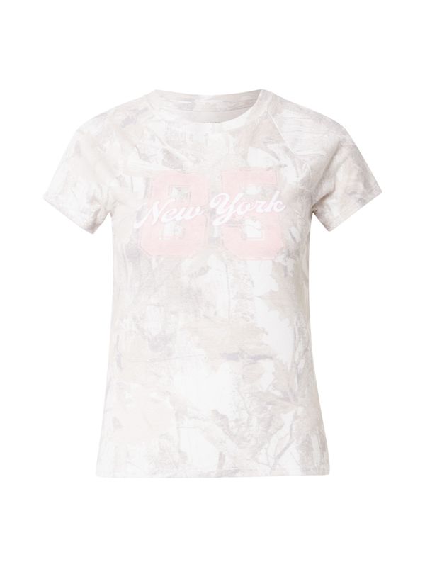 HOLLISTER HOLLISTER Majica  svijetlosiva / roza / bijela