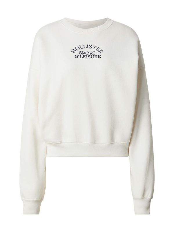 HOLLISTER HOLLISTER Sweater majica  crna / bijela