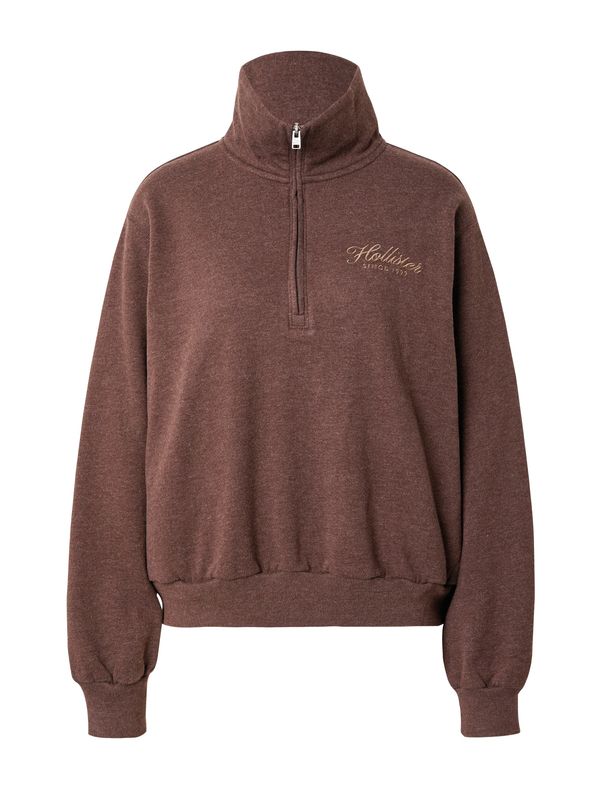 HOLLISTER HOLLISTER Sweater majica  moka smeđa / smeđa melange