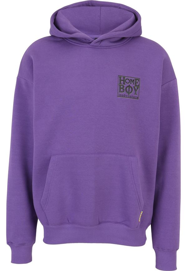 HOMEBOY HOMEBOY Sweater majica 'Old School '  siva / ljubičasta / crna