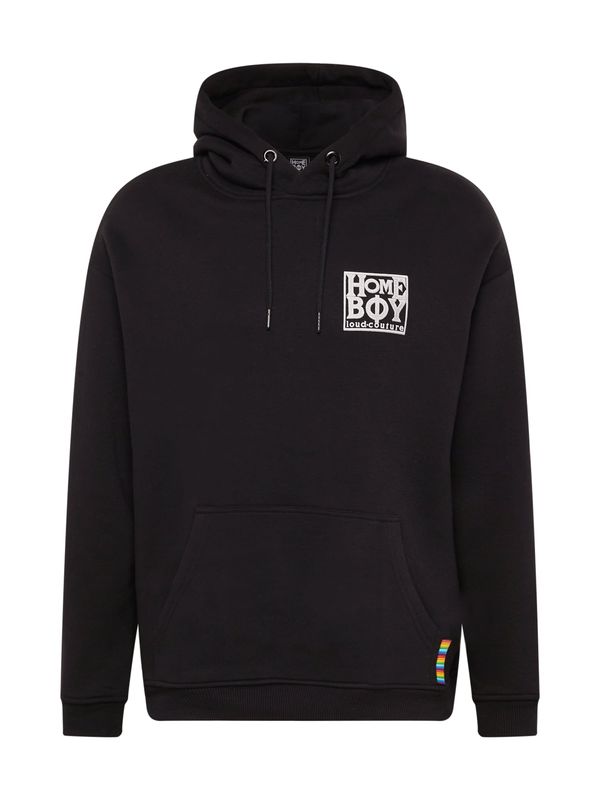 HOMEBOY HOMEBOY Sweater majica 'Old School'  siva melange / crna / bijela