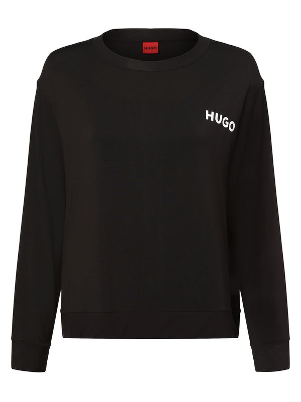 HUGO Red HUGO Red Spavaćica  crna / bijela