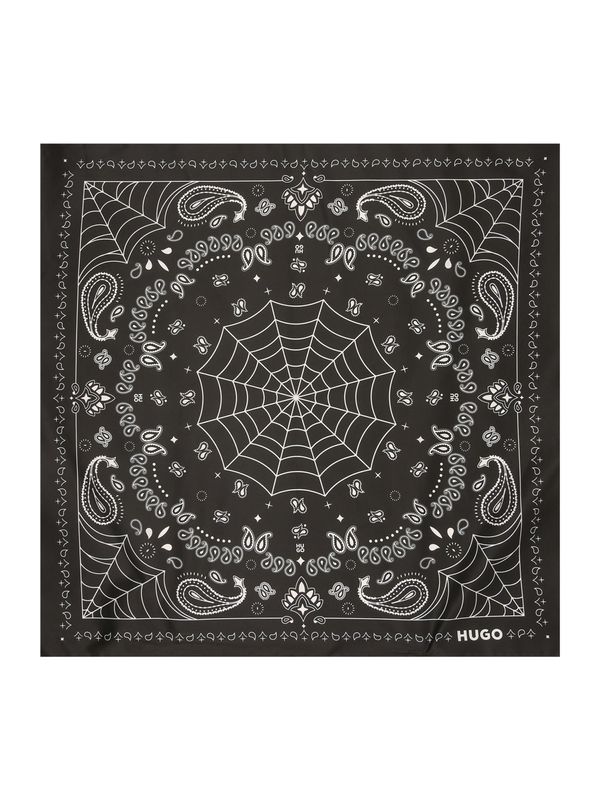 HUGO HUGO Ručnik 'Bandana'  crna / prljavo bijela