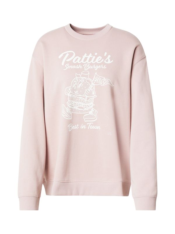 HUGO HUGO Sweater majica 'Classic'  roza / bijela