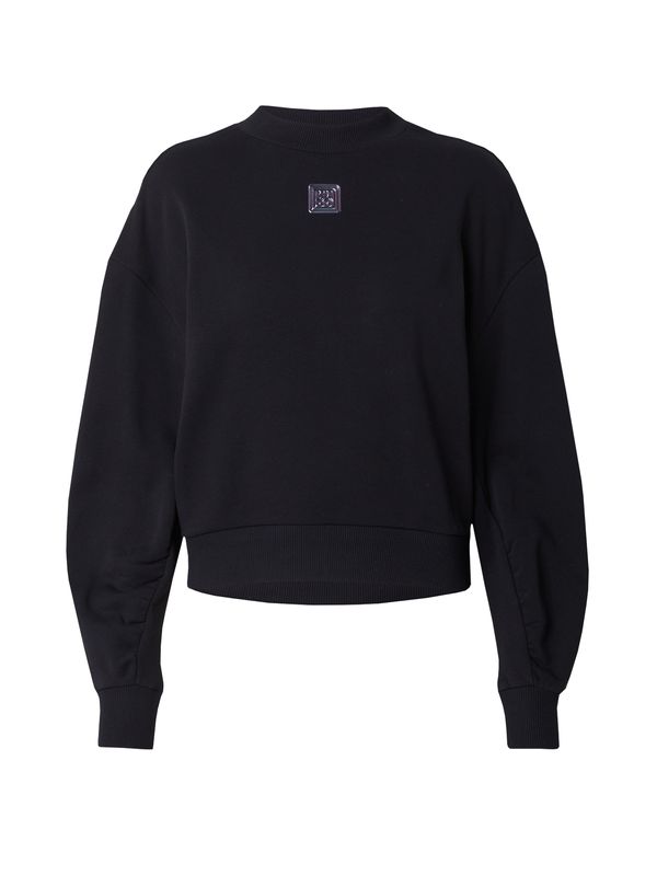 HUGO HUGO Sweater majica 'Deflorine'  crna