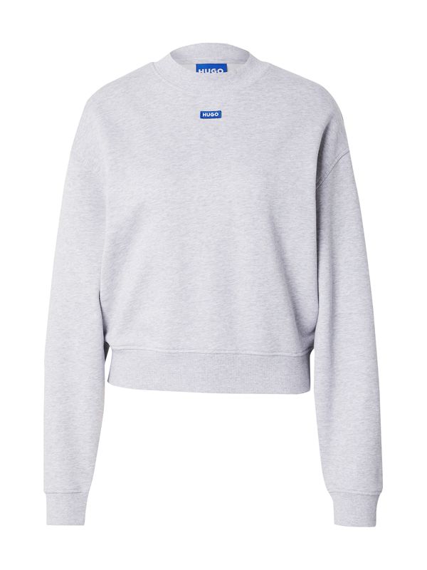 HUGO HUGO Sweater majica 'Delessa'  siva