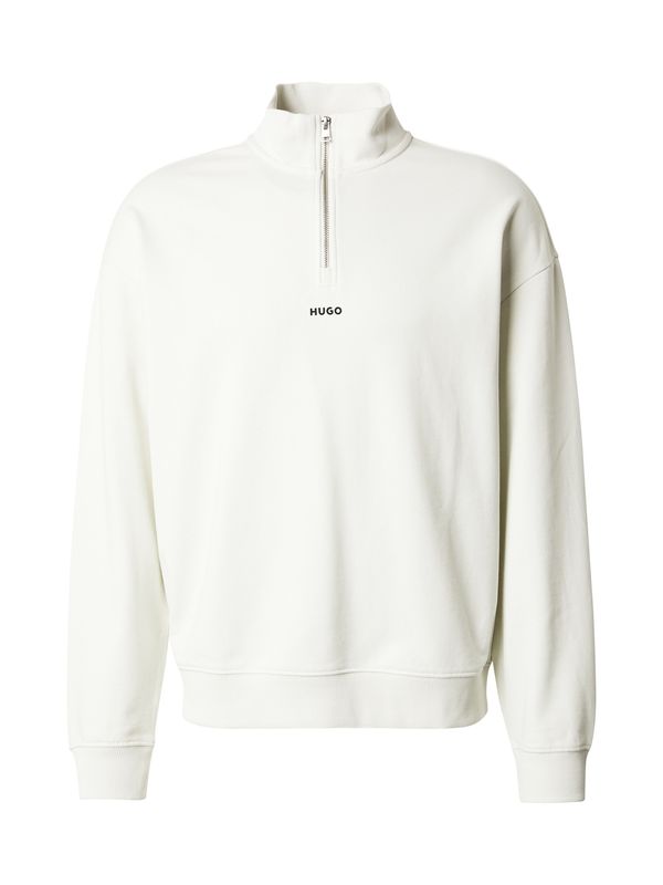 HUGO HUGO Sweater majica 'Durty244'  crna / bijela