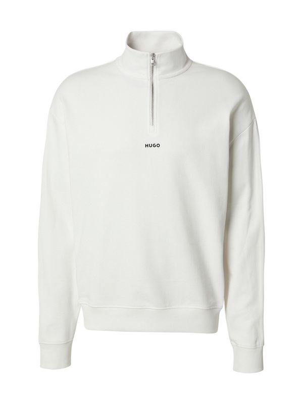 HUGO HUGO Sweater majica 'Durty244'  crna / bijela