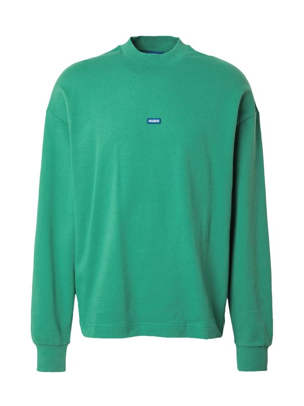 HUGO HUGO Sweater majica 'Nedro'  smaragdno zelena