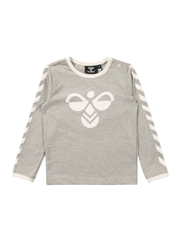 Hummel Hummel Majica  siva melange / bijela