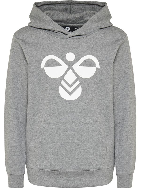 Hummel Hummel Sportska sweater majica  siva melange / bijela