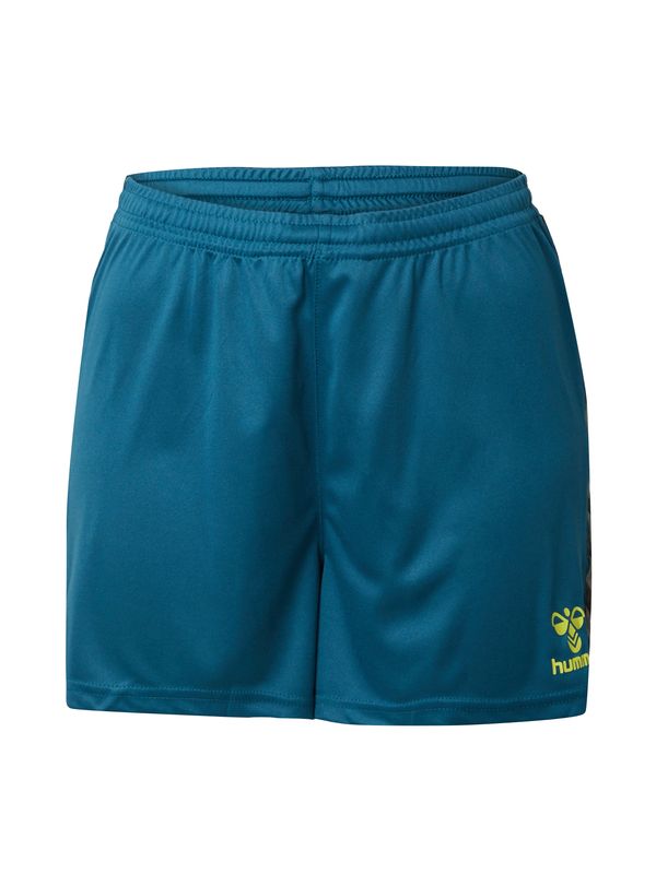 Hummel Hummel Sportske hlače  limun / petrol / crna / prljavo bijela