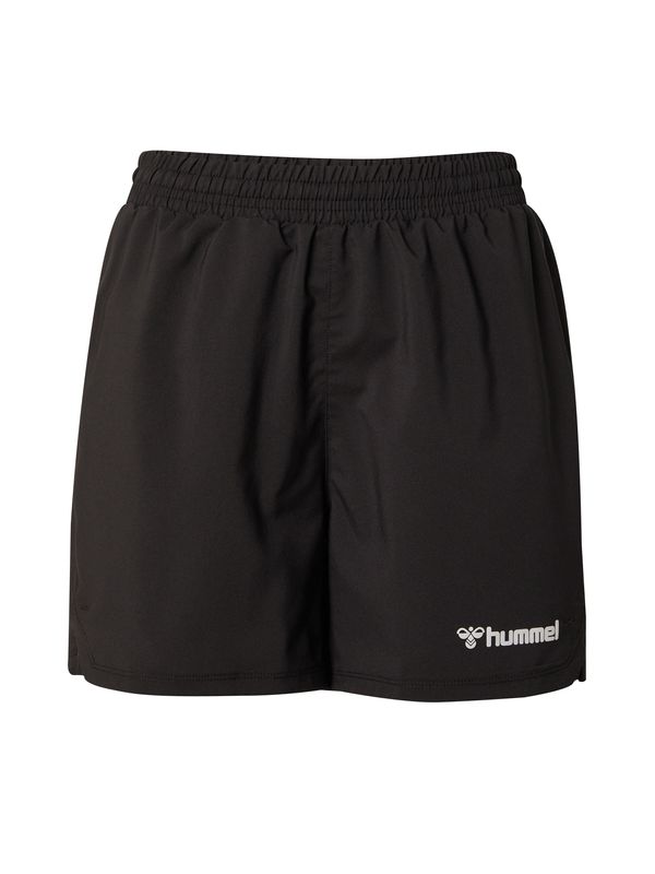 Hummel Hummel Sportske hlače 'lRUN'  crna / bijela