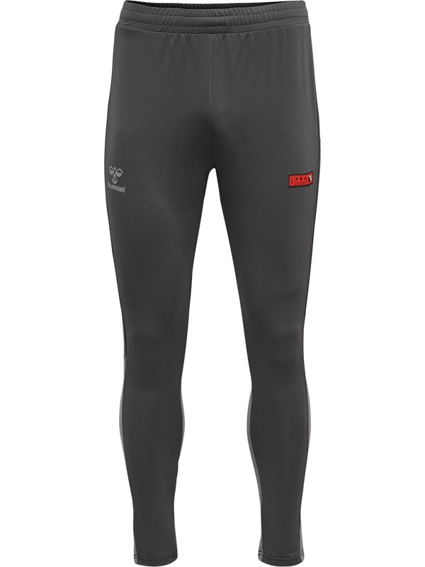Hummel Hummel Sportske hlače 'Pro Grid'  siva / tamo siva