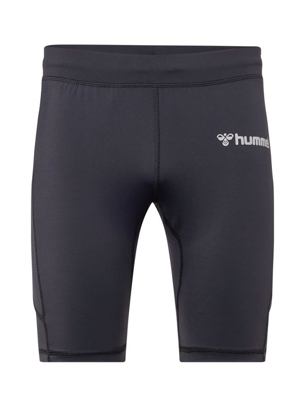 Hummel Hummel Sportske hlače  svijetlosiva / crna