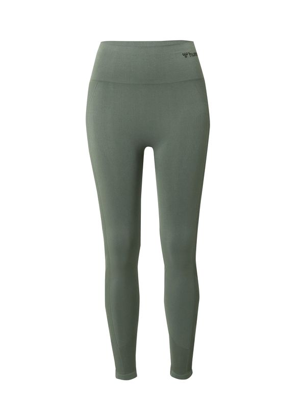 Hummel Hummel Sportske hlače 'Tif'  tamno zelena / crna