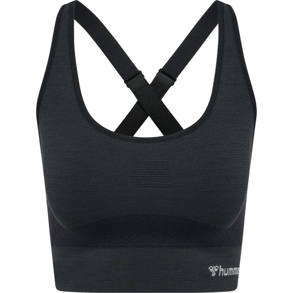 Hummel Hummel Sportski top  svijetlosiva / crna