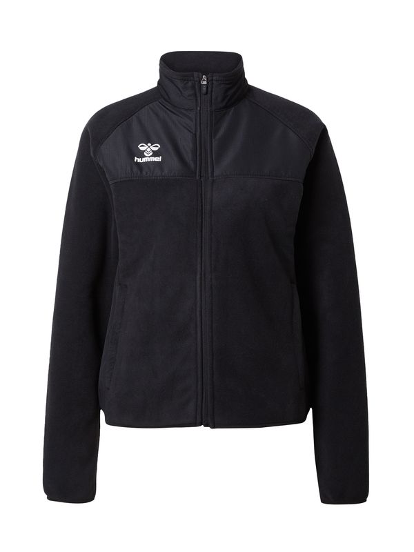 Hummel Hummel Tehnička flis jakna 'Go'  crna / bijela