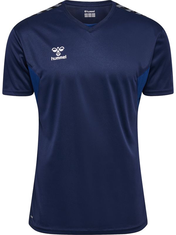 Hummel Hummel Tehnička sportska majica 'Authentic'  morsko plava / bijela