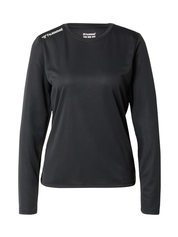 Hummel Hummel Tehnička sportska majica  svijetlosiva / crna
