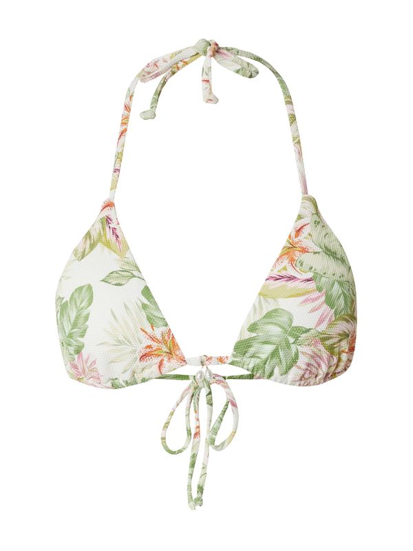 Hunkemöller Hunkemöller Bikini gornji dio  pastelno zelena / tamno narančasta / prljavo roza / bijela