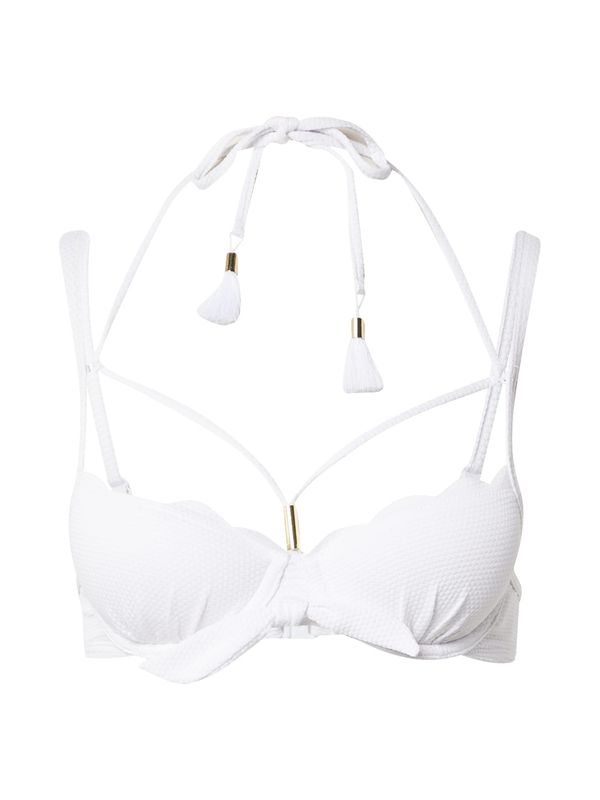 Hunkemöller Hunkemöller Bikini gornji dio 'Scallop'  bijela