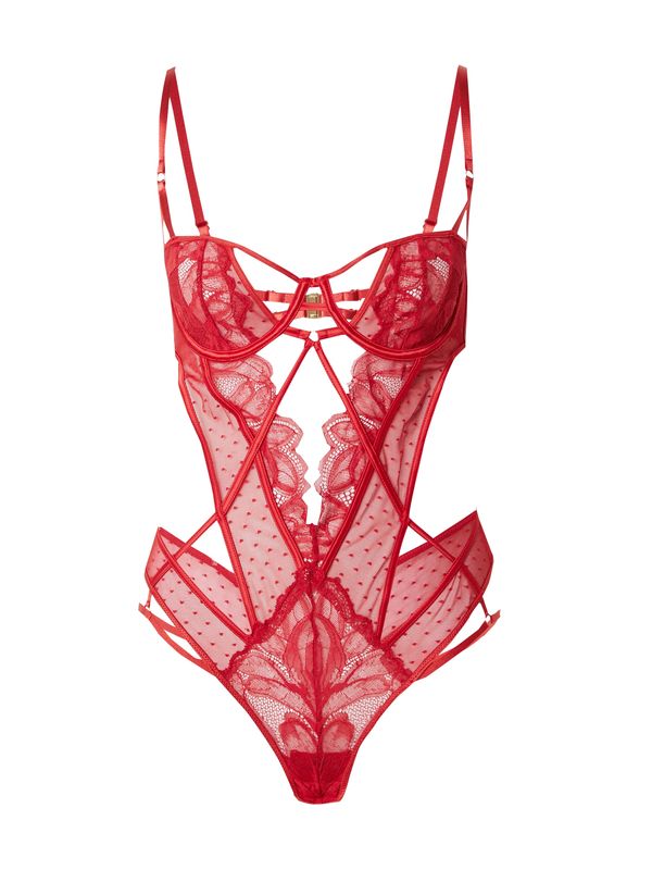 Hunkemöller Hunkemöller Bodi 'Billie'  tamno crvena