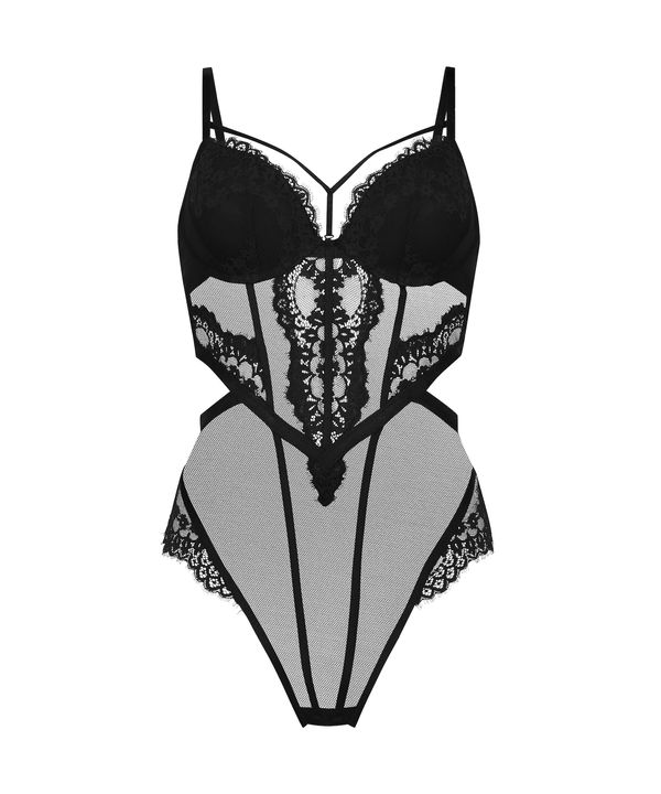 Hunkemöller Hunkemöller Bodi 'Daisy'  crna