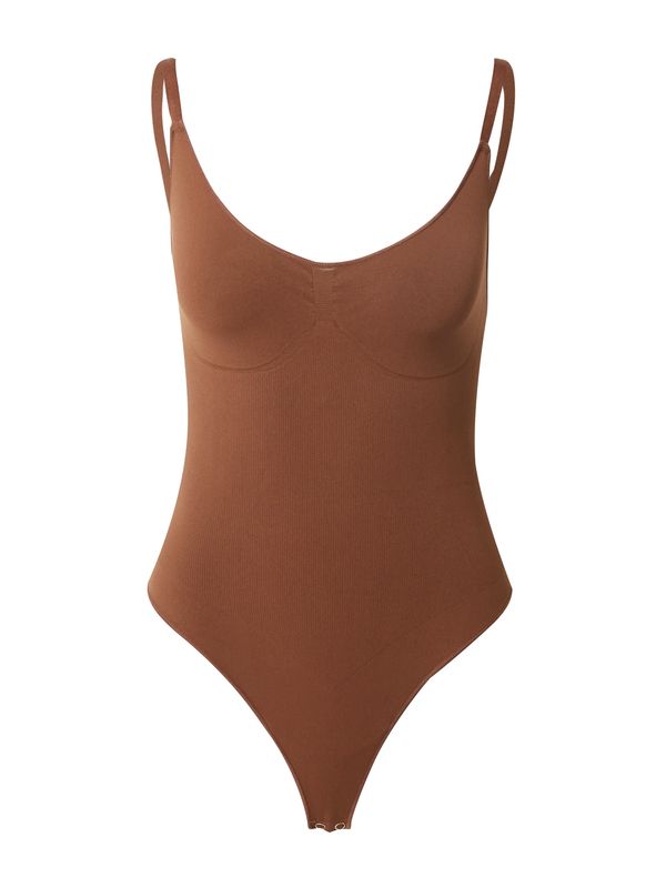 Hunkemöller Hunkemöller Bodi za oblikovanje  tamno smeđa