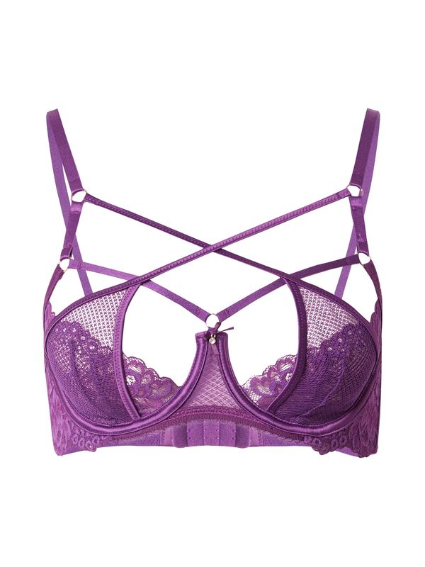 Hunkemöller Hunkemöller Grudnjak 'Anna'  tamno ljubičasta