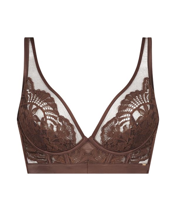 Hunkemöller Hunkemöller Grudnjak  tamno smeđa
