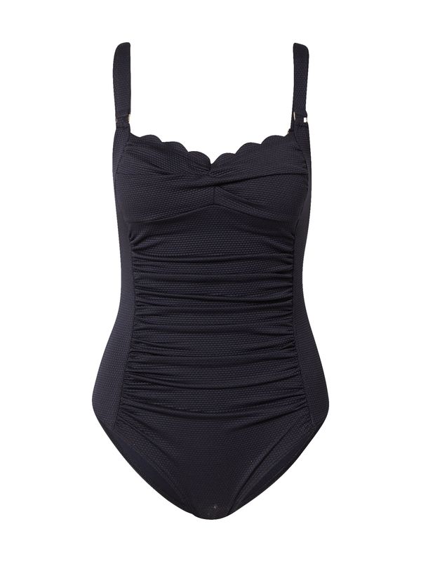Hunkemöller Hunkemöller Jednodijelni kupaći kostim 'Scallop'  crna